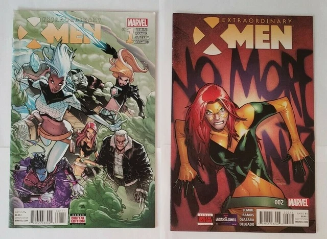Extraordinary X-Men #1-2 (2015) NM Rick Remender Humberto Ramos