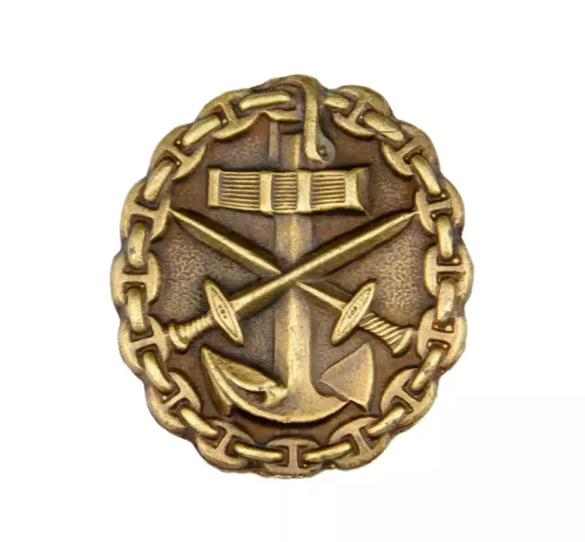 1898 Ww1 Imperial German Naval Wound Badge 3Rd Class Marine Verwundetenabzeichen