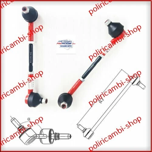 Frap Coppia Biellette Regolabili Rinforzate Filetto 10mm Lunghezza 245 305mm Afr10 245 305 - Foto 6