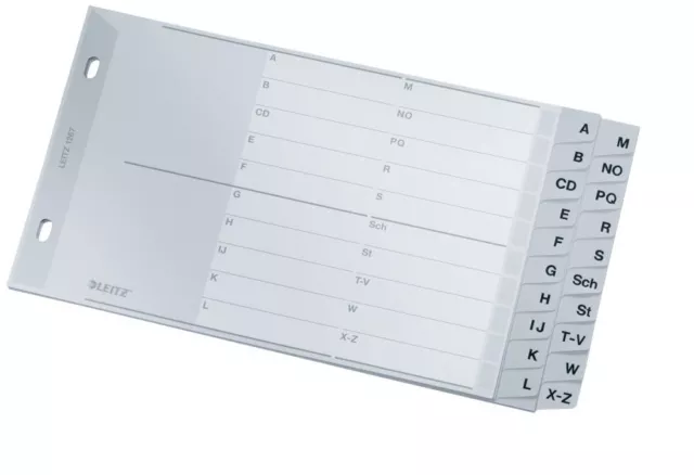 Register Leitz 1267 A5 quer A-Z PP