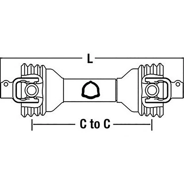 CS12911 New Universal Fertilizer Spreader QD Yokes Fits CAT. I Driveline 100 Ser