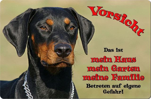 Sivas Kangal Metall-Warnschild Hund – 30,5x20 Cm, Aluminium 0,5 Mm, SVK 18 T2