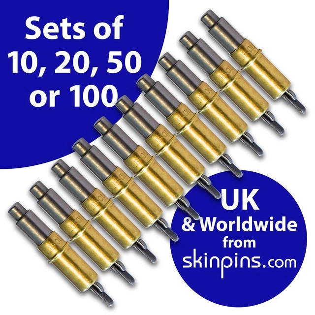10 Piece Cleco Pins Set – 1/8 Inch For Sheet Metal, Aviation & Mechanical Work – Heavy Duty Fasteners