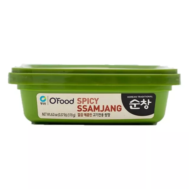 CJO O'Food Spicy Ssamjang 170g [Seasoned Soybean Paste/KoreanBBQ Meat Dip/Sauce]