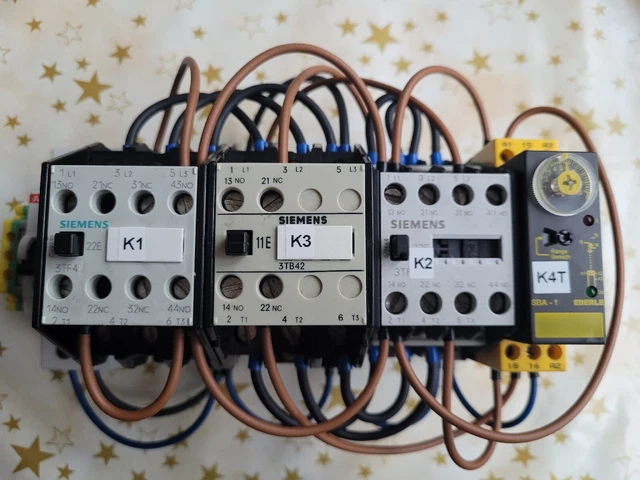 Stern Dreieck Schalter Mit Motorschutz 7 5 Kw AUTOMATISCHE STERN DREIECK Schaltung bis 7,5 KW mit Siemens Schützen