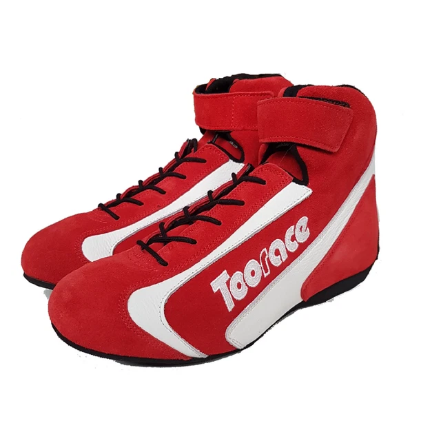 Fahrerschuh Rot FIA 8856-2000 Größe 42 Rallye Racing Motorsport Toorace