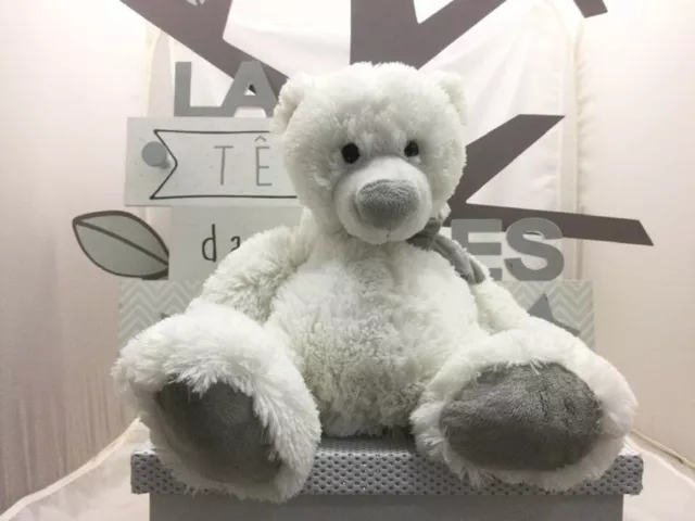 Grand nounours sales blanc