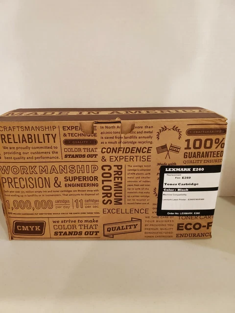 TIW E260 Replacement Black Toner Cartridge For Lexmark E260, E260d, E260dn,...