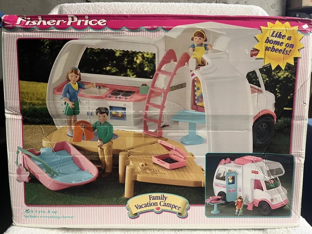 Fisher Price Loving Family Dollhouse 1998 VACATION MOBILE HOME RV CAMPER VAN
