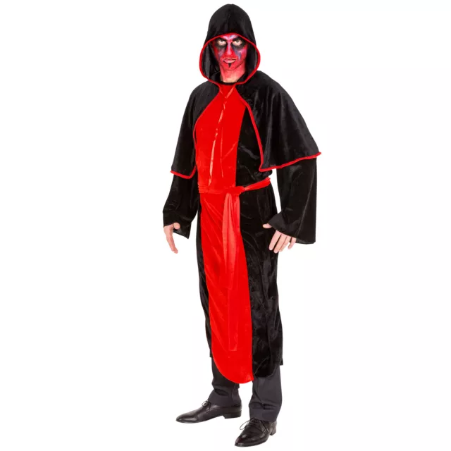 Herren Vampir Kostüm Zombie Anzug Karneval Fasching Halloween Gothic Gewand Cape