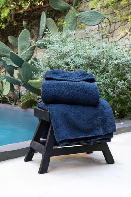 Drap de bain ENZO - Kaki, Navy - Bed And Philosophy