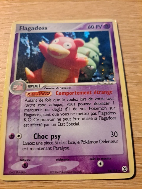 CARTE POKEMON FLAGADOSS 14/112 RARE HOLO. EX Rouge Feu & Vert Feuille. FRANCE