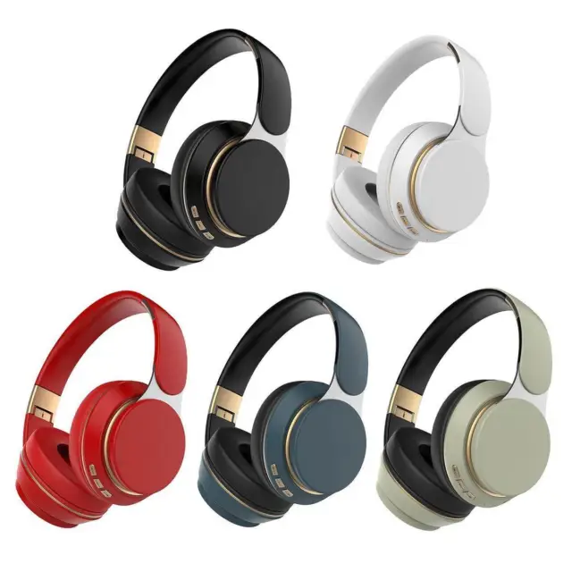 Premium HiFi Kopfhörer Stereo Faltbares Kopfhörer Bluetooth On Over Ear Wireless