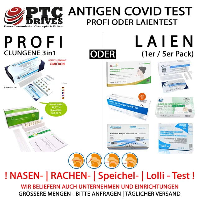 Test Lay Da CORONA RAPID TEST Self Test Lay Test - Mega - Choice - Covid-19 ...