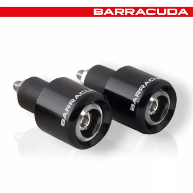 Terminali / Bilanceri Manubrio [Barracuda] Antivibranti Universali Nero - N1000N