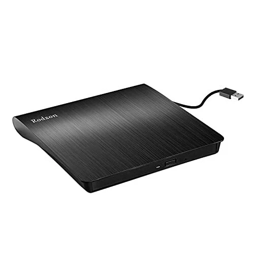 Rodzon Lecteur CD DVD Externe USB 3.0 Graveur CD/DVD /-RW/ROM Transmission à ...