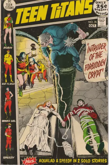 DC Teen Titans #35 (1971) - "Intruder of the Forbidden Crypt"