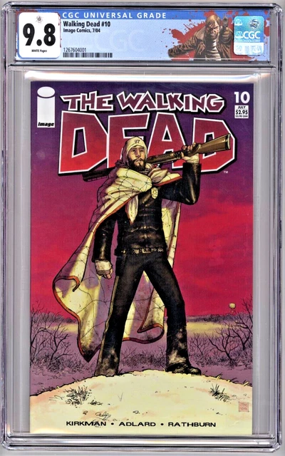 2004 Images Comics - Walking Dead 10 - 1st Printing CGC 9.8 White Page KEY ISSUE