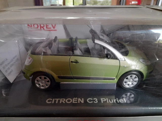 Norev 1/18 Citroen C3 Pluriel Verte