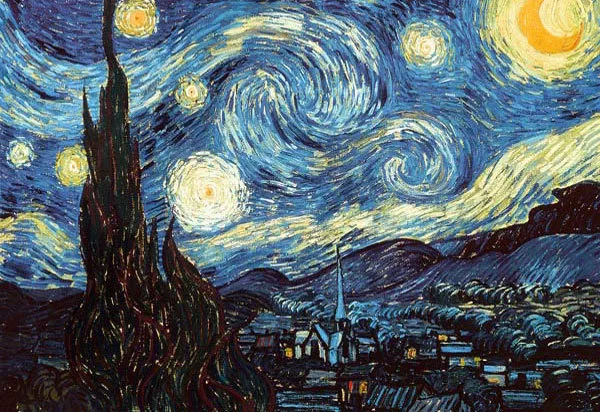 Starry Night 24X36 Paper Poster Vincent Van Gogh Artist Classic Iconic Brand New