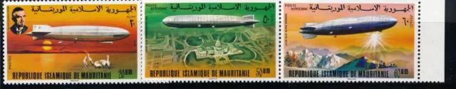 Zeppelin Postage Stamps Set République Islamique De Mauritanie X6 3