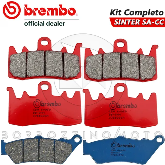 Pastiglie Freno Brembo Anteriori + Posteriori Bmw R 1200 Gs 2013 - 2018