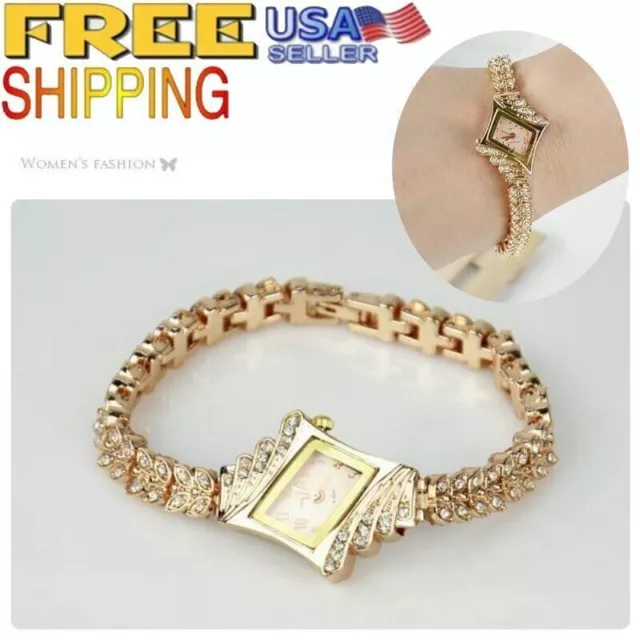 Great Fashion Bracelet Wrist Watch for Woman Lady Silver Rose Gold Luxury Gifts-