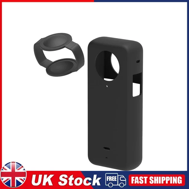 Soft Waterproof Panoramic Action Camera Protective Cover for Insta360 X3 (Black)