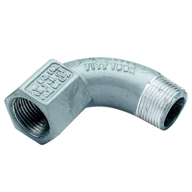 HUBBELL KILLARK BL-90-1WW Elbow,Aluminium,Trade Size 1/2in
