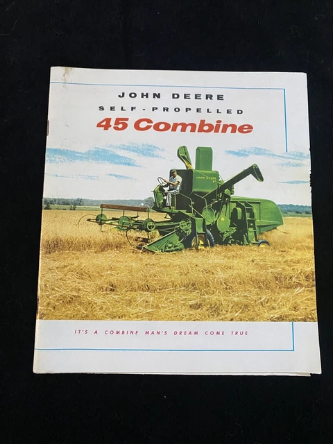 John Deere  45 Self Propelled Combine  Tractor  Sales Brochure