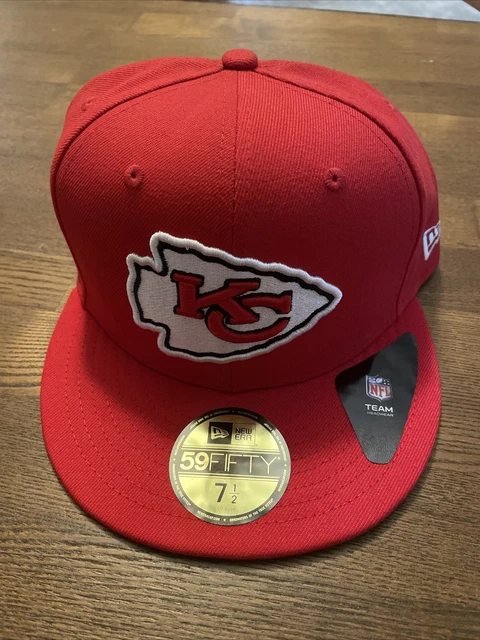 Rare Kansas City Chiefs New Era 59Fifty Super Bowl LIV Hat Cap Red Fitted 7 1/2