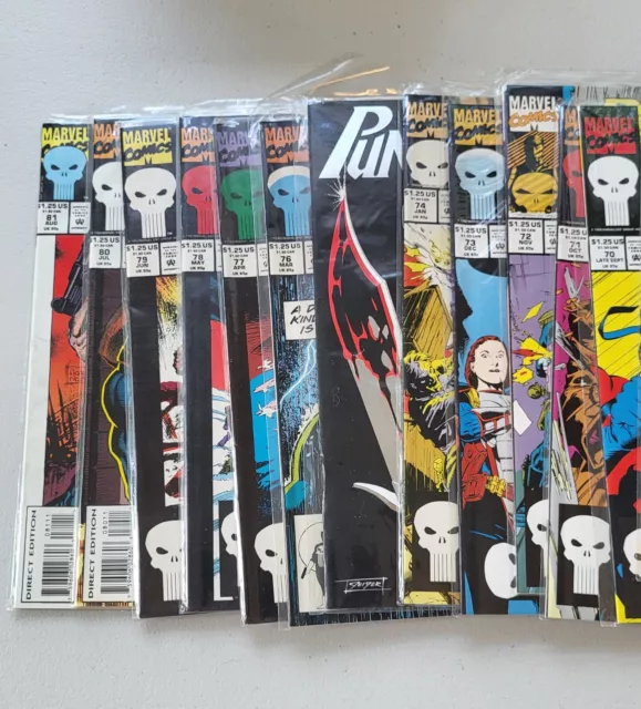 Marvel Comics The Punisher numbers (52-81), LOT of 30 comic books