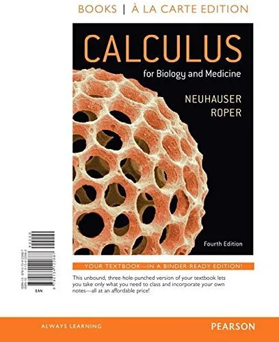 Calculus for Biology and Medicine, Roper, Marcus