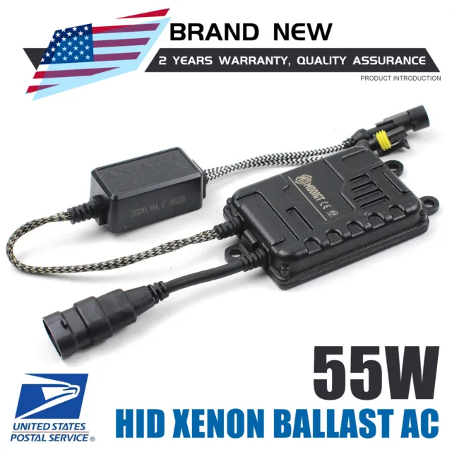 55W Slim HID Xenon Ballast Conversion Kit Universal Replacement