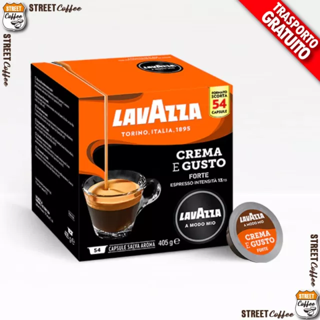 54 108 216 Cialde Capsule Caffè Lavazza a modo mio Miscela Crema e Gusto Forte *