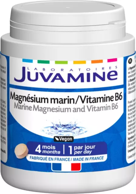 - Equilibre Nerveux - Magnésium Marin 300Mg + Vitamine B6 - MAXI FORMAT 120 Comp