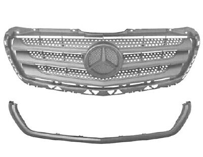 Griglia Anteriore Radiatore Griglia Grill per Mercedes Sprinter b906 Mopf anno di costruzione 2013-2018 