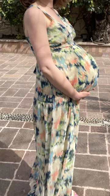 Jessica Simpson Maternity Maxi Dress