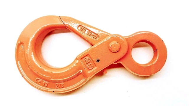 Cartec 1/2" Self Locking Eye Hook, Grade 100, 15,000lbs