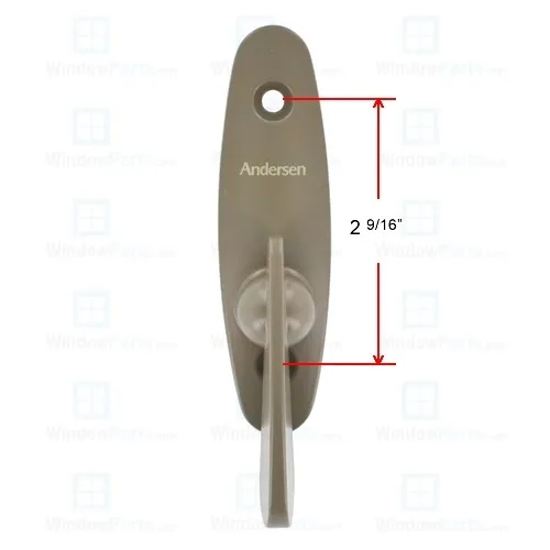Andersen Tribeca Style Gliding Door Thumb Latch in Stone Color