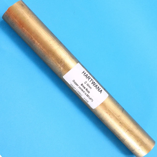 1"17/64 BRASS SOLID ROUND ROD Length11"13/16 Lathe round bar stock 32mmX300mm