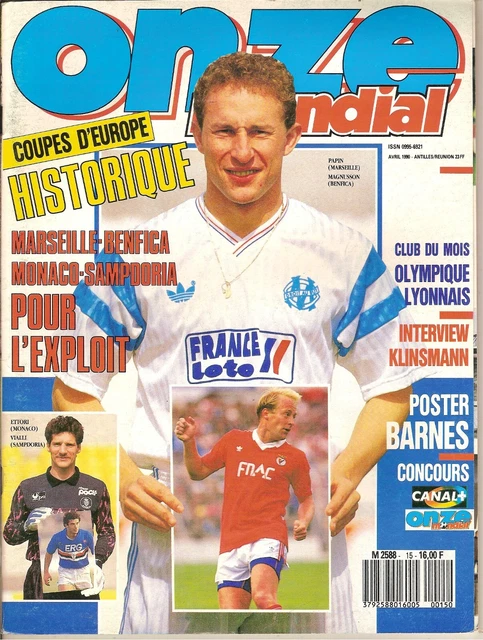 gros lot de 119 magazines de football - Onze Football mondial