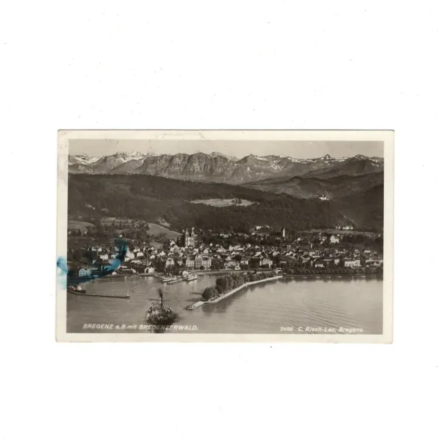 AK Ansichtskarte Bregenz am Bodensee mit Bregenzer Wald - 1930