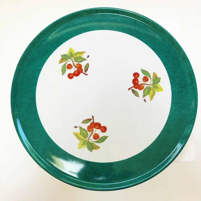 Laure Japy Paris-Limoges VERY LARGE Cake Display Plate 14.5" Cherry Decorations Laure Japy Paris-Limoges VERY LARGE Cake Display Plate 14.5" Cherry Decorations
