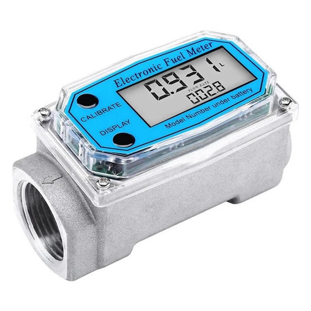 Digital Turbine Flowmeter, LCD Digital Display High-Precision Flowmeter, to W6L5