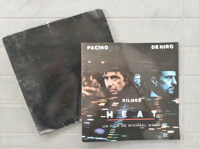 Flyer / Mini Poster B5 Du Film Heat (1995) - Michael Mann, Al Pacino, De Niro - Occasion Japon
