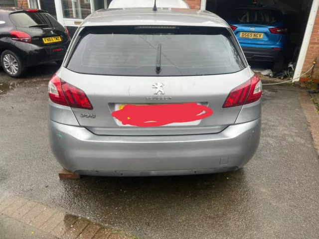 Tailgate Boot Peugeot 308 Mk2 (T9) 13-21 5 Door Hatchback Grey