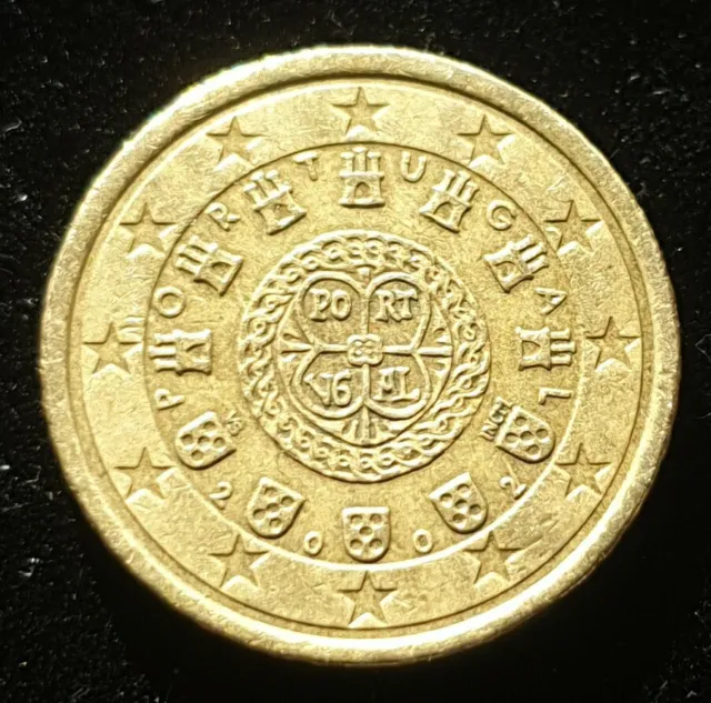 50 Cent Münze Portugal 2002