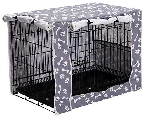 Cubierta de caja para perro duradera de poliéster para mascotas cubierta universal apta para perro de alambre