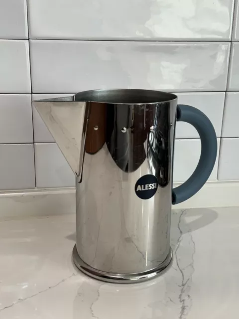 Vintage Alessi Stainless Steel Pitcher Michael Graves Made In Italy 2